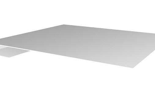 Планка завершающая Grand Line с покрытием Satin 0,5 мм RAL 9003