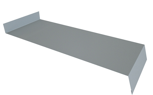 Отлив простой 250 Grand Line с покрытием Полиэстер 0,45 мм RAL 7004