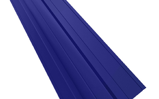 Фигурная планка верхней ендовы 70x70 Grand Line с покрытием Полиэстер 0,45 мм RAL 5002