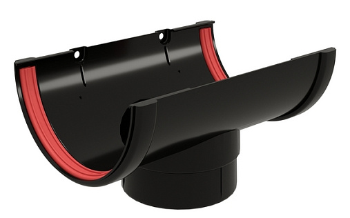 Воронка желоба ПВХ Grand Line Классика 120 мм RAL 9005