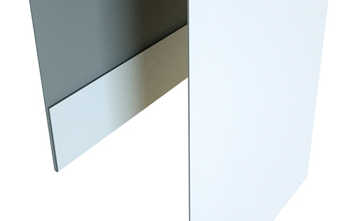 Планка П-образная Блок-Хаус new Grand Line с покрытием Satin 0,5 мм RAL 9003