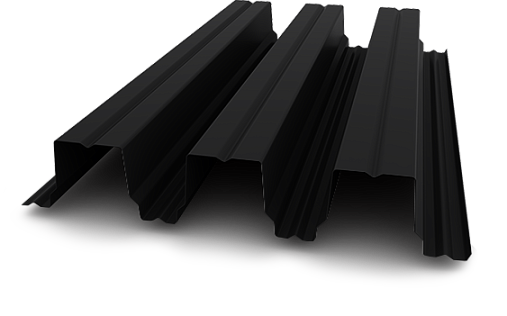 Профнастил Н114-600 0,8 мм Полиэстер RAL 9004