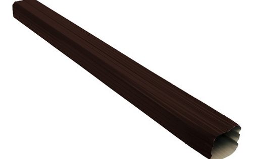 Труба прямоугольная металлическая Grand Line Vortex 103x77 мм 3 м RAL 8017