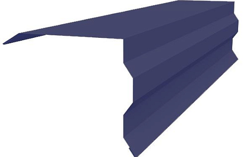 Торцевая фигурная планка 90x110 Grand Line с покрытием Полиэстер 0,45 мм RAL 5005