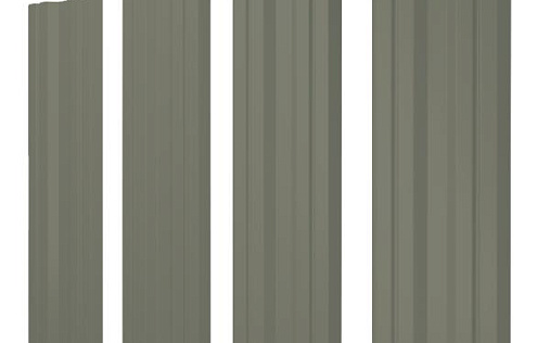 Штакетник Grand Line Twin с покрытием Полиэстер 0,45 мм RAL 7005