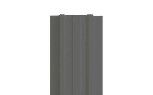 Штакетник Металл Профиль Lane-T 16,5x99 с покрытием Полиэстер 0,45 мм RAL 7024