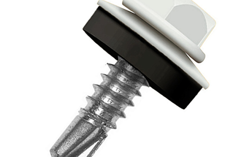 Кровельный саморез по металлу Daxmer 4,8x19 RAL 9003 (250 шт) сверло №2