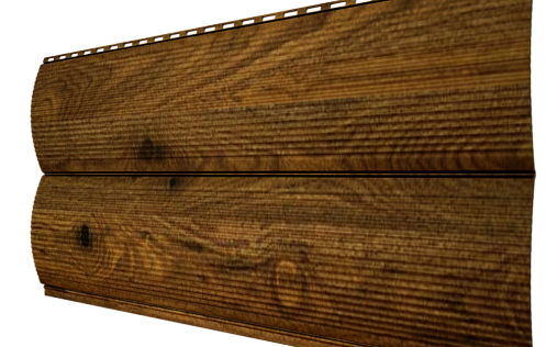 Металлический сайдинг Металл Профиль Woodstock Волна Мореный дуб с покрытием Ecosteel 0.5 мм