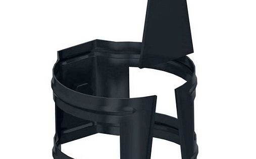 Кронштейн трубы 100 мм на кирпич Металл Профиль Foramina RAL 7024