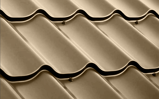 Металлочерепица Классик RAL 1015 с покрытием Satin 0.5 мм