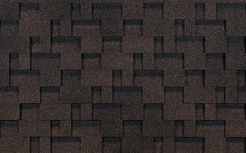 Гибкая черепица Docke Pie Eurasia Лабиринт Коричневый