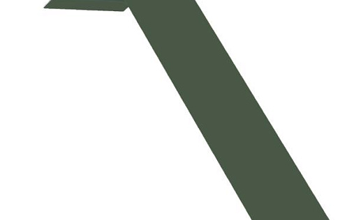 Лобовая околооконная простая планка 190x50 Grand Line с покрытием Полиэстер 0,45 мм RAL 6005