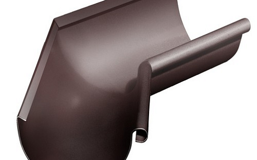 Угол желоба внутренний Grand Line 135° 150 мм RAL 8017