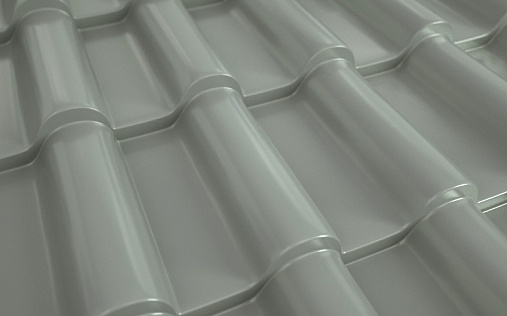 Металлочерепица Монтерроса-XL RAL 7004 с покрытием NormanMP 0.5 мм