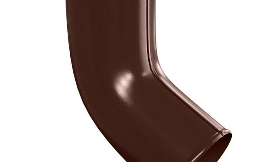 Колено сливное трубы 150/100 мм Металл Профиль Foramina RAL 8017