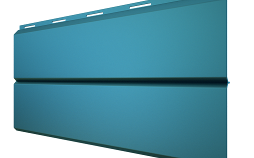 Металлический сайдинг Металл Профиль Lбрус RAL 5015 с покрытием NormanMP 0.5 мм