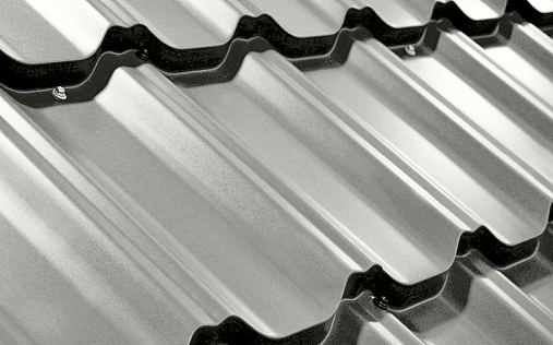 Профиль волновой Квинта Плюс RAL 9003 с покрытием Полиэстер 0.45 мм