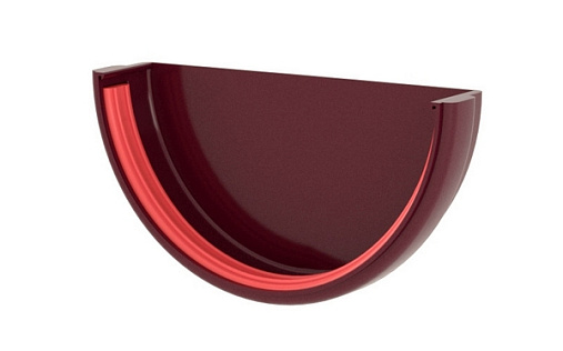 Заглушка желоба 120 мм Grand Line Классика RAL 3005