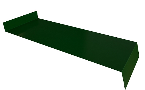 Отлив простой 250 Grand Line с покрытием Полиэстер 0,45 мм RAL 6005