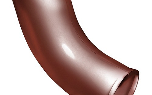 Колено стока Grand Line 90 мм RAL 8004