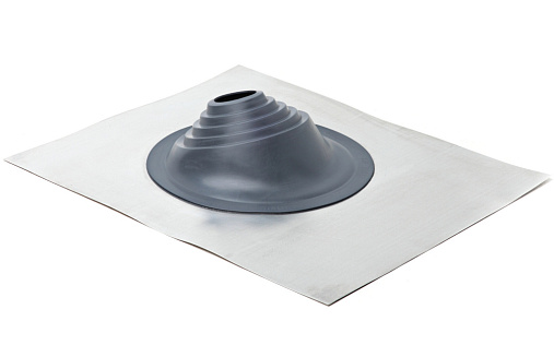 Проходка угловая Master Flash №1 диаметром 75-200 мм, 600х500 мм, серый, силикон