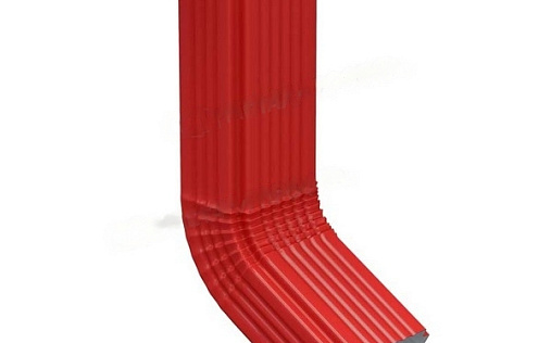 Сливное колено 76x102 мм МП Бюджет RAL 3011