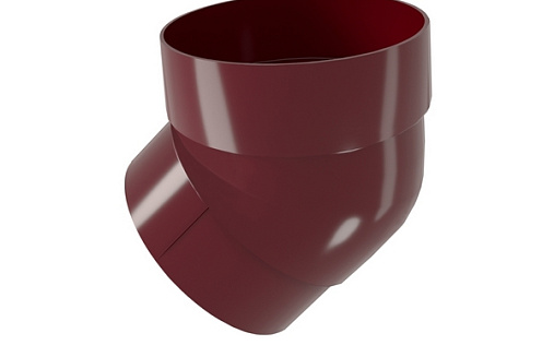 Колено круглой трубы ПВХ Grand Line Классика 45° градусов RAL 3005