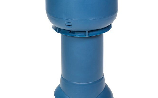 Вентиляционный выход Vilpe диаметром 125/ИЗ/500 мм Синий