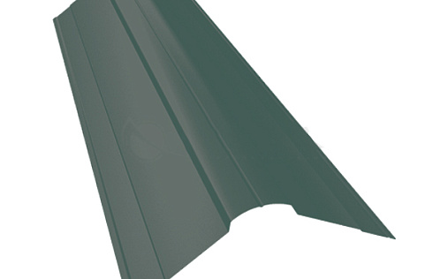 Планка фигурного конька 70x70 Grand Line с покрытием Полиэстер 0,4 мм RAL 6005