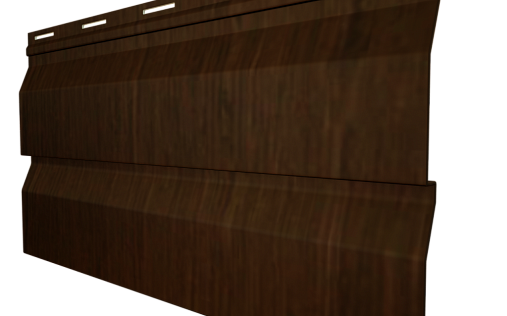 Металлический сайдинг Grand Line Корабельная доска Choco Wood с покрытием Colority Print 0.45 мм