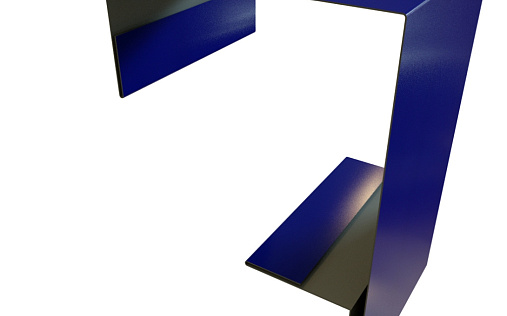 Планка угла внешнего составная верхняя Grand Line с покрытием Полиэстер 0,45 мм RAL 5002