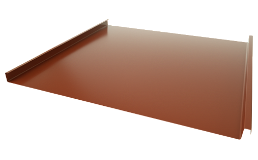 Двойной стоячий фальц Grand Line RR 29 с покрытием GreenCoat Pural Matt 0.5 мм