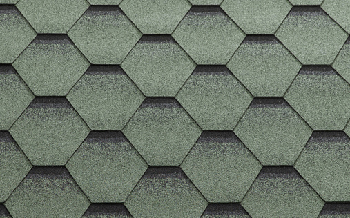 Гибкая черепица Katepal Katrilli Зелень моховая (Катепал Катрилли)