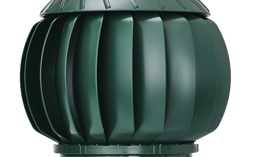 Ротационная венттурбина Gervent Twister 160 мм Зелёный