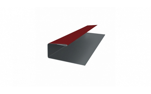 J-Профиль 12мм 0,5 Quarzit с пленкой RAL 3005