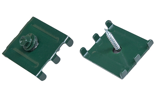 Крепление скоба - саморез окрашенное