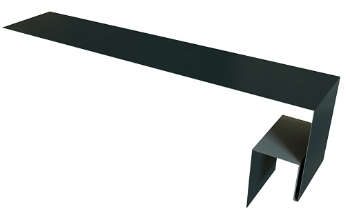 Планка околооконная сложная Блок-Хаус new 200x50x27 Grand Line с покрытием Velur X 0,5 мм RAL 7016