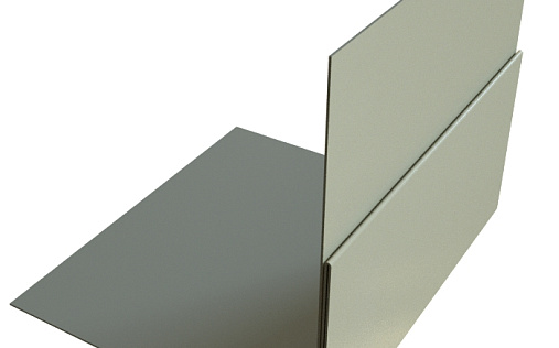 Планка приёмная оконная Grand Line с покрытием Satin 0,5 мм RAL 1015