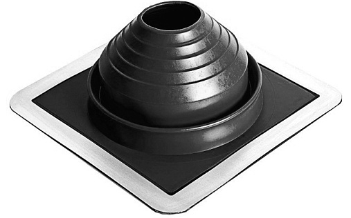 Проходка Комби Master Flash №4 диаметром 75-160 мм, 280х280 мм, чёрный, EPDM