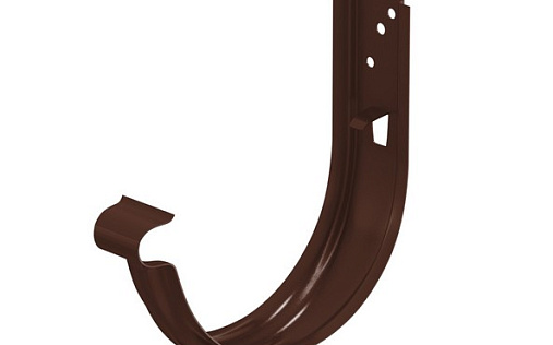 Универсальный держатель желоба Aquasystem Премиум 125 мм, Pural, RAL 8017