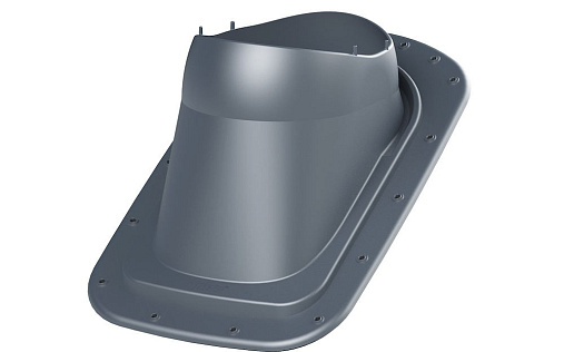 Проходной элемент Vilpe Classic Vino 2K Серый для мягкой и фальцевой кровли