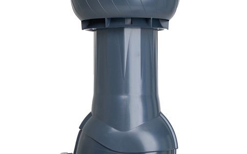 Комплект вентиляции Gervent Static ИЗ 125/160 мм для фальца и гибкой черепицы Серый графит