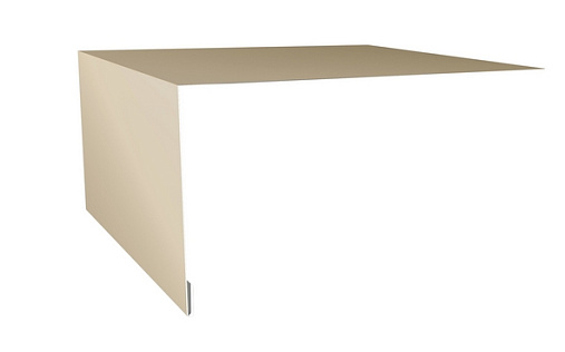 Планка околооконная простая 250x75 Grand Line с покрытием Полиэстер 0,45 мм RAL 1015