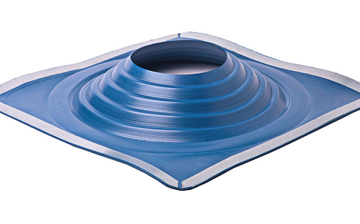 Проходка прямая Master Flash №9 диаметром 254-502 мм, 600х600 мм, синий, EPDM термостойкая