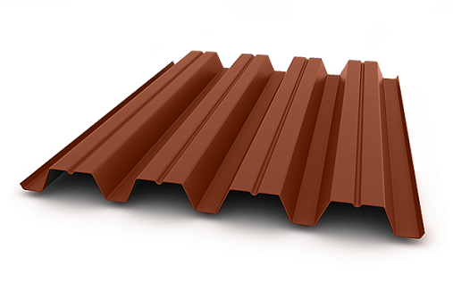 Профнастил Н57-750 0,8 мм Полиэстер RAL 8004