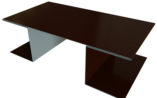 Планка H-образная Блок-Хаус new Grand Line с покрытием Satin Matt 0,5 мм RAL 8017