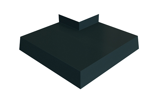 Угол отлива 150 внешний Grand Line с покрытием Velur X 0,5 мм RAL 7016