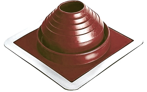 Проходка Комби Master Flash №4 диаметром 75-160 мм, 280х280 мм, красный, EPDM