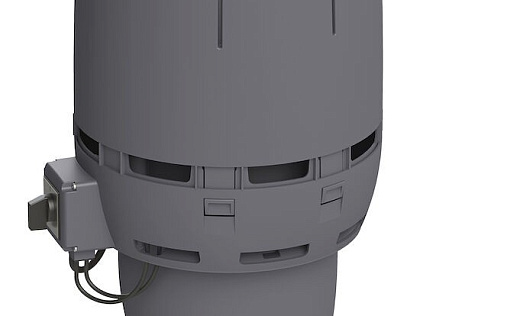 Вентилятор с шумопоглотителем Vilpe Flow ECo200P/500 Серый