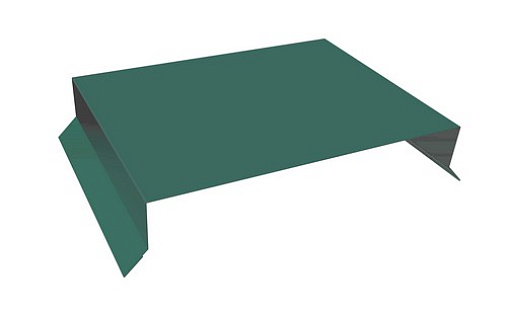 Парапетная крышка прямая 250 мм с покрытием Atlas 0.5 мм